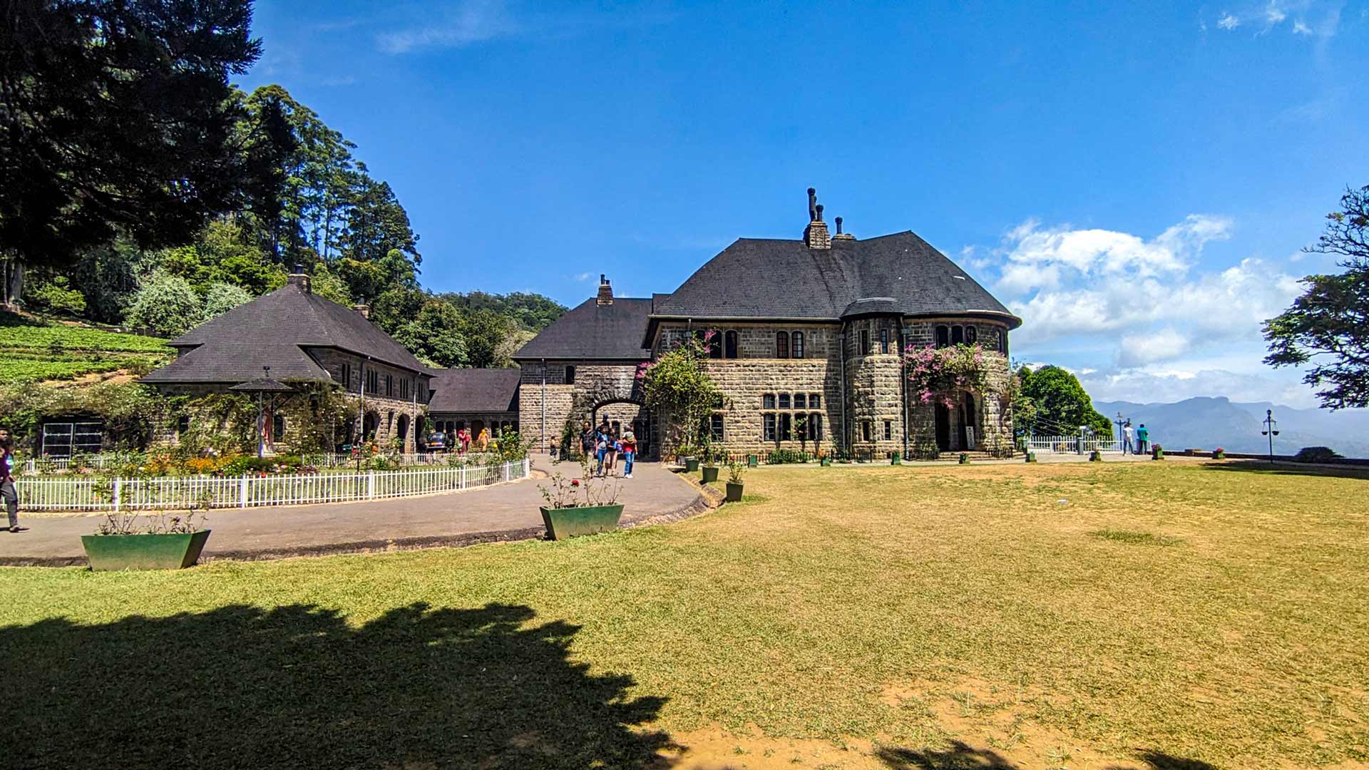 Adisham Bungalow colonial monastery surrounded by forest near Haputale