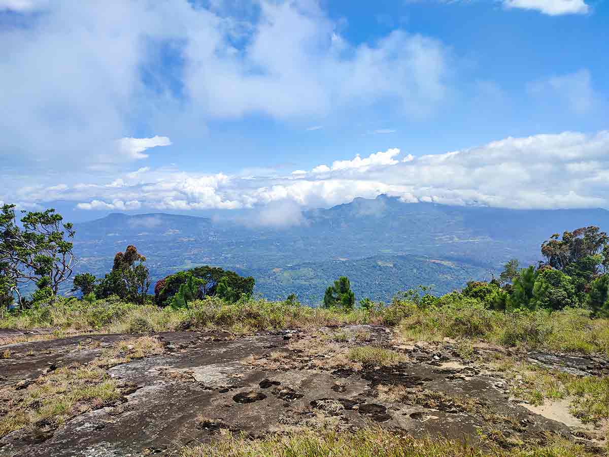 Rocky summit of Hawagala Mountain