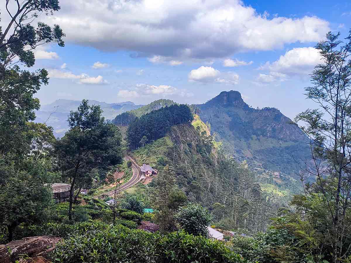 Railway track section along Idalgashinna hike