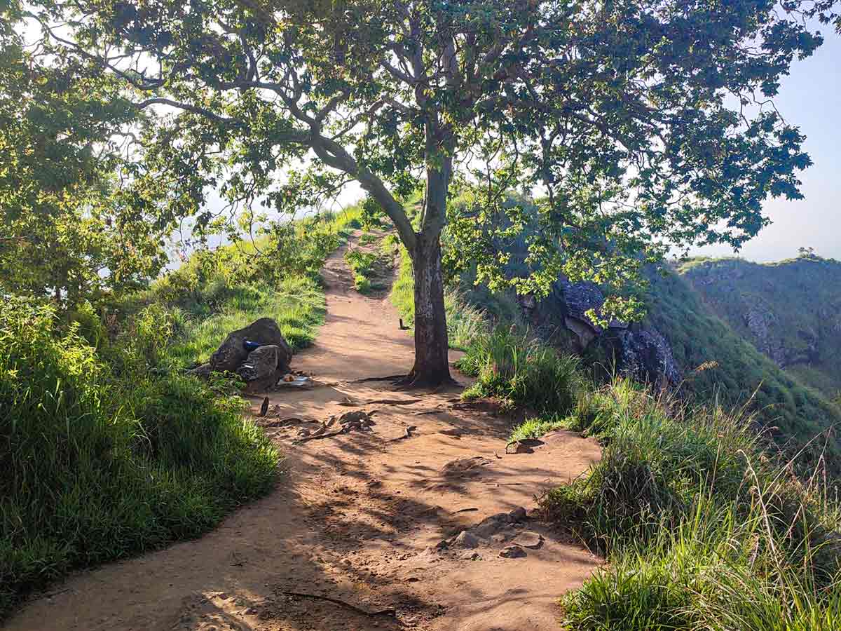 Sunset view from Little Adam's Peak
