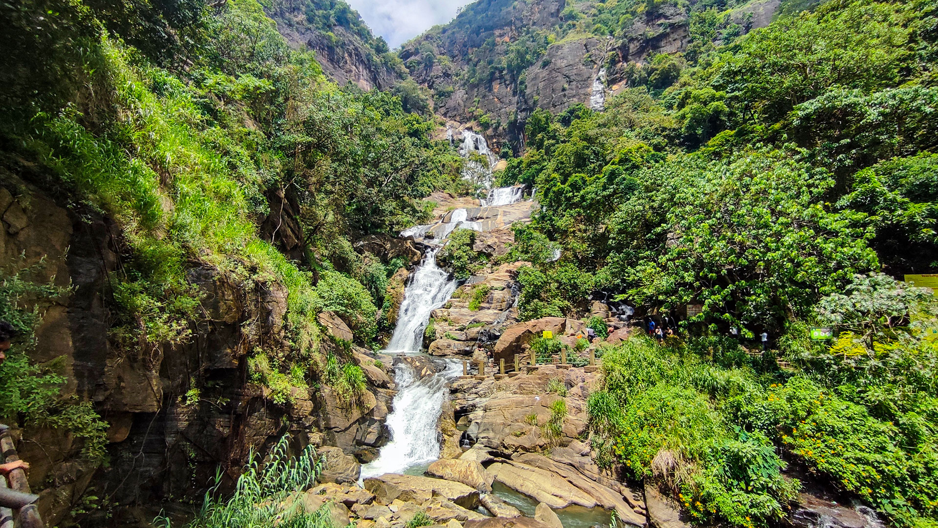 Ravana Ella Falls beside the Wellawaya-Ella road in Badulla District